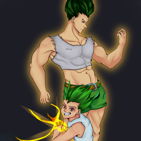 Gon  and Spinel Fanart