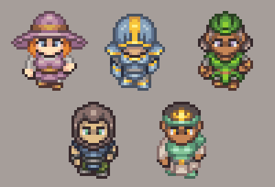 New 32x32 Character Pack Sprites!