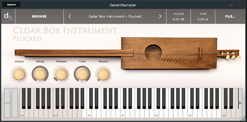 Cedar Box Instrument now available on Pianobook