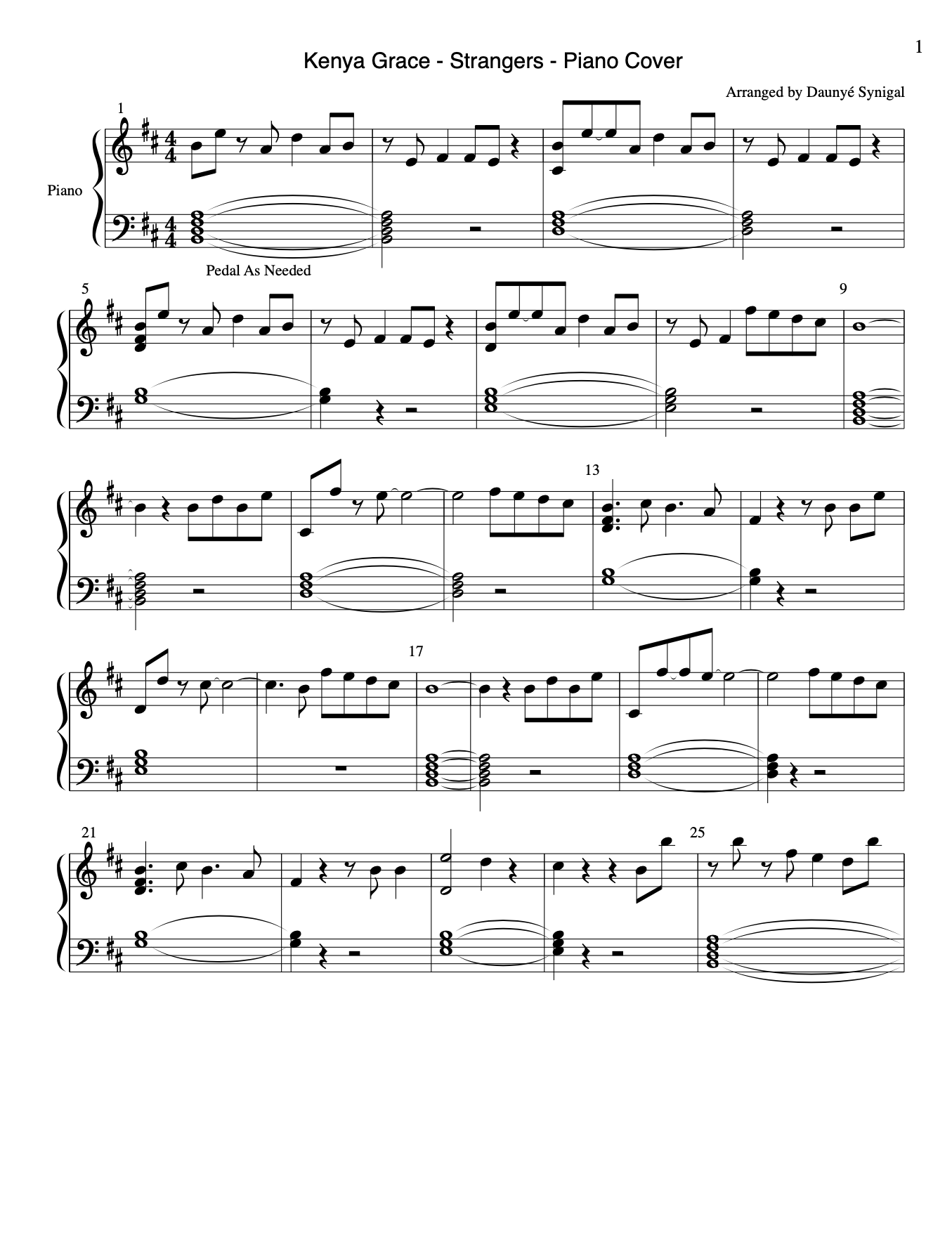 Sheet Music Sweater Weather Piano The Neighbourhood, sheet music