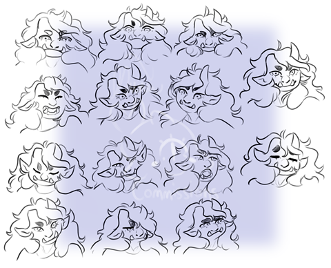 Expression Sheet Commission