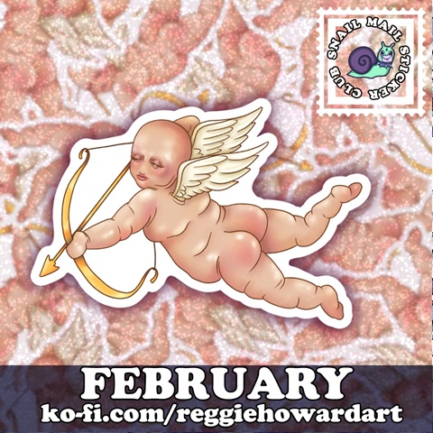February's Snail Mail Sticker!