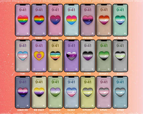 3D Pride Heart Wallpapers