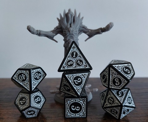 February 2023 - The Lich Lord dice set.