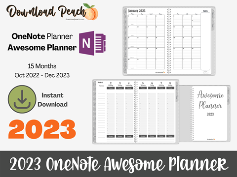 2023 OneNote Awesome Planner