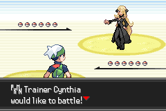 Cynthia post game fight