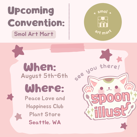 Upcoming Convention | Smol Art Mart