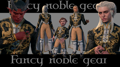 Fancy noble gear is available on nexus!