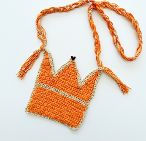 Free crochet pattern Crown Bag