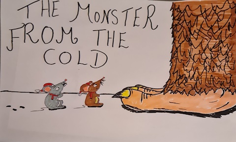 The Monster from the Cold Poster