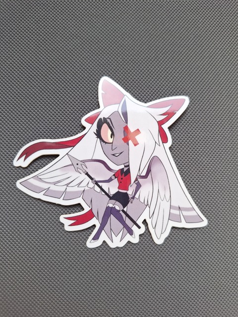 Hazbin Hotel Sticker (glossy) Vaggie w. wings - Dusk Mushrooms's Ko-fi ...