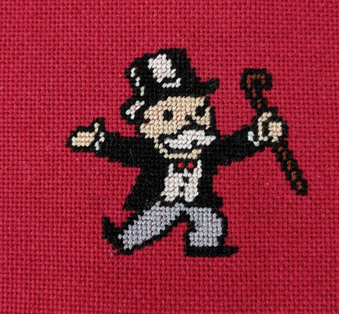 Monopoly Man Cross Stitch Pattern - MotoRuxin's Ko-fi Shop - Ko-fi ️ ...