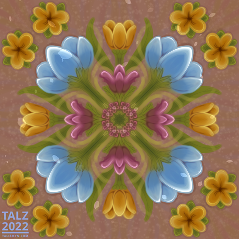 2022 April 03: Spring Flower Mandala