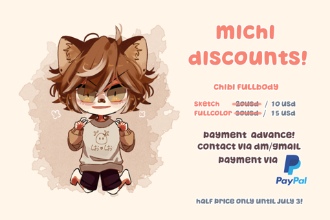 50% DISCOUNT ON CHIBIS