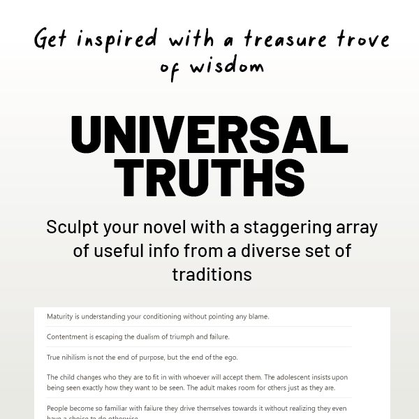 List Of Universal Truths