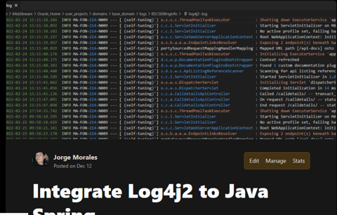 See this blog for Java Spring