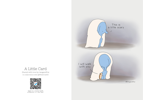 Card Printable | I'll walk with you