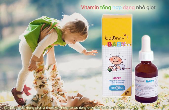 Vitamin tổng hợp cho trẻ sơ sinh Buonavit Baby
