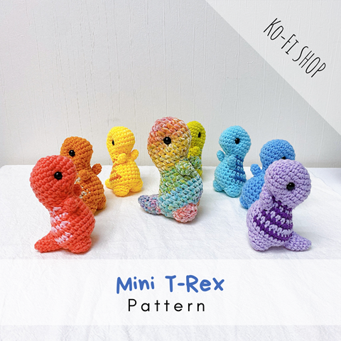 Mini Dino Crochet Pattern