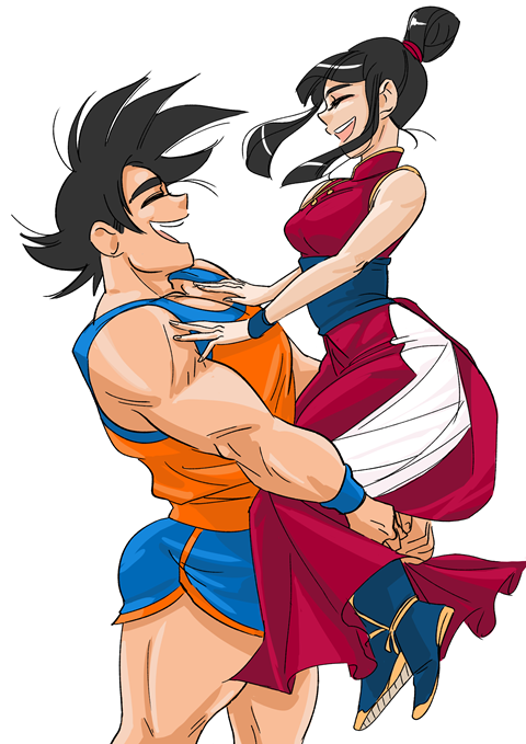 Goku and Chichi for Kika!