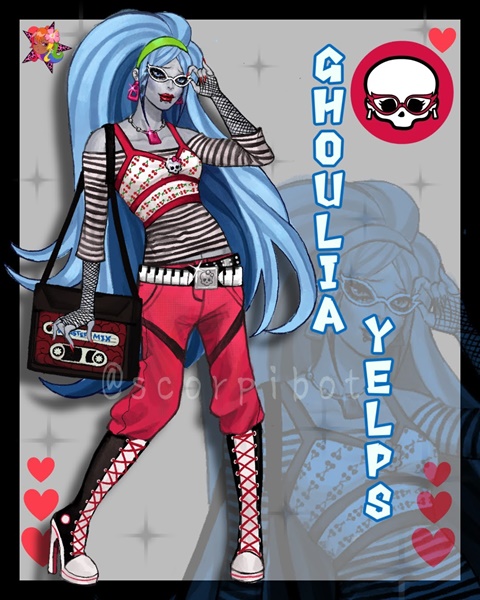 Ghoulia Yelps G1 print - Scorpibot 's Ko-fi Shop - Ko-fi ️ Where ...