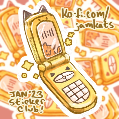 January 2023 Sticker Club! Bonus Stickers!
