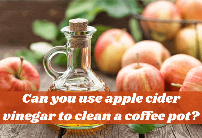 Clean coffee maker 2024 apple cider vinegar