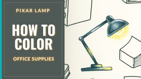 How to color: Pixar Lamp | Rooms of Wonder
