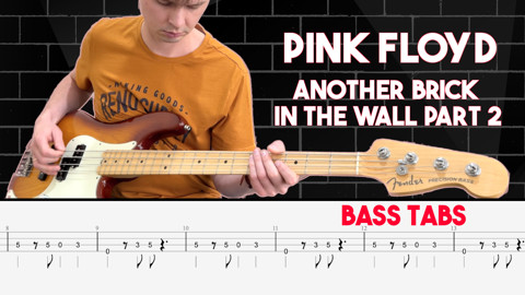 Pink Floyd - Another Brick In The Wall Part 2 Bass Backing Track ...