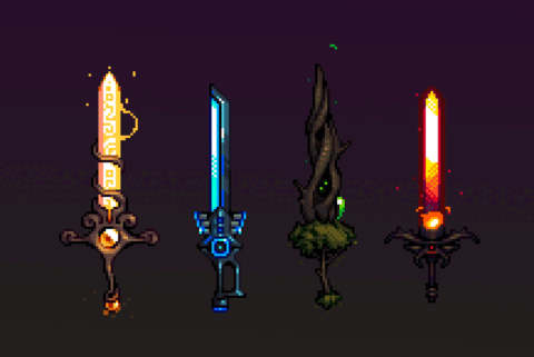 Animated Swords 