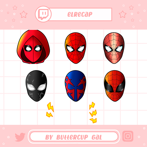 Spider-Man Sub Badges