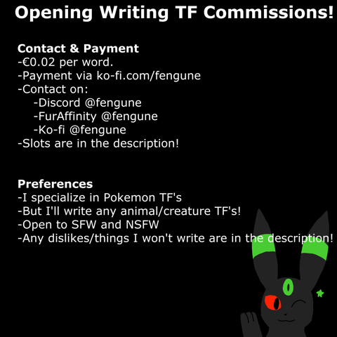Opening Commissions!