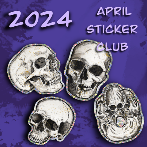 April Sticker Club 2024