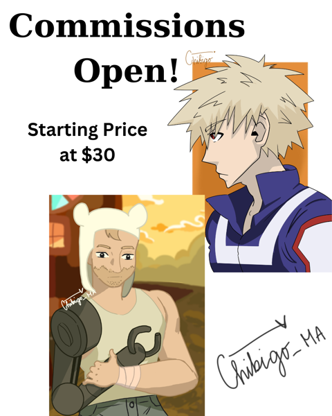 Commissions are Open [Updated!!]