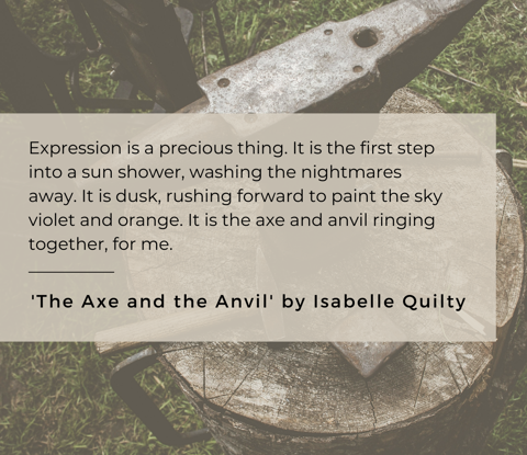 ‘THE AXE AND THE ANVIL’ BY ISABELLE QUILTY