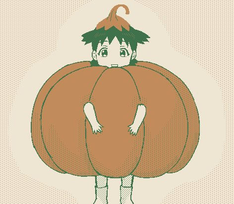 membership doodle request: yotsuba pumpkin!