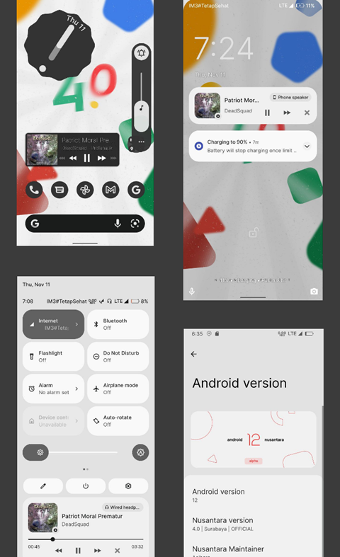 Nusantara ROM 4.x Android 12