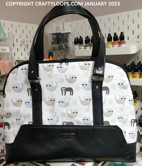 Handmade handbag - another Blue Calla Pattern