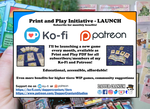Print and Play Initiative - LAUNCH!!
