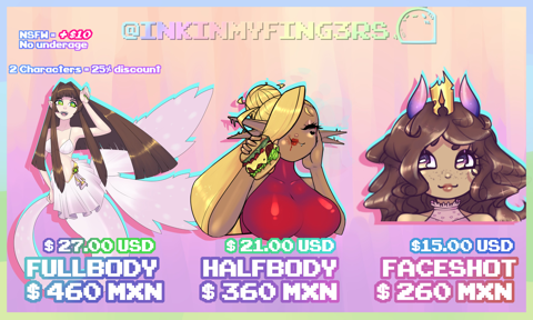 hey ! check my commissions and socials ~ 