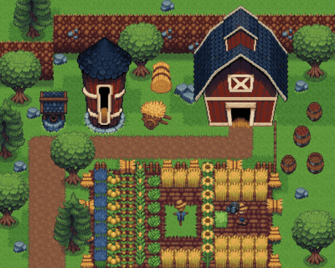 Mockup of my farm themed asset pack