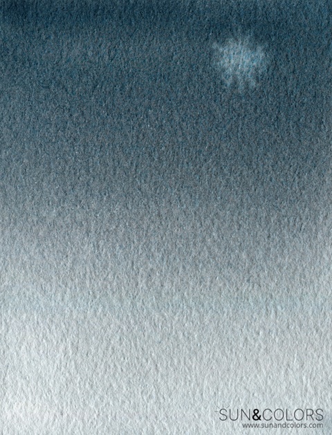 Schmincke Ocean Grey gradient wash