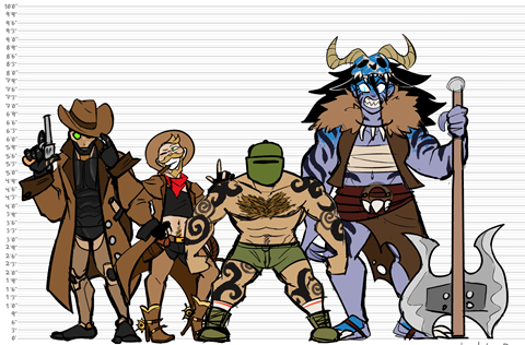 DnD Character Lineup