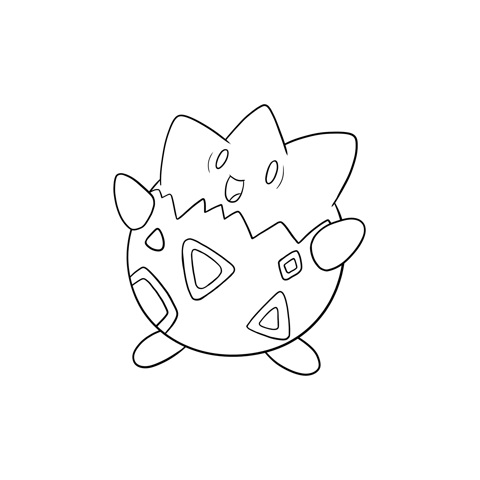 Togepi Coloring Page - Norina's Ko-fi Shop - Ko-fi ️ Where creators get ...