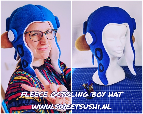 Finished Octo Boy Hat 🐙