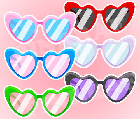 Heart sunglasses 