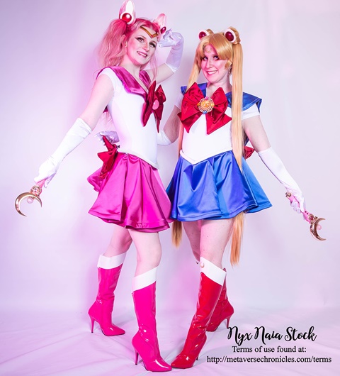 Sailormoon and Chibimoon