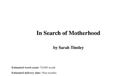 In Search of Motherhood