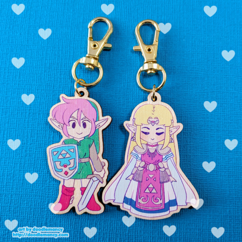 THEY'RE HERE! the wooden LTTP charms!