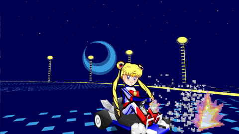 Sailor Moon Racer 3D Models